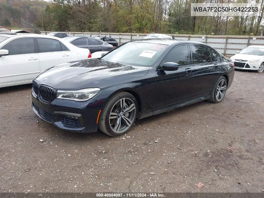 2017 BMW Alpina B7 xDrive VIN: WBA7F2C50HG422253 Lot: 40804097