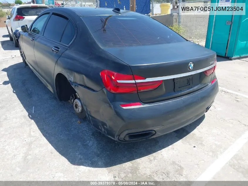 WBA7F0C51JGM23504 2018 BMW 750I