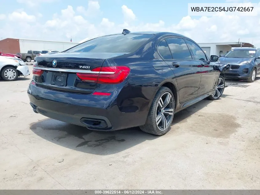 WBA7E2C54JG742667 2018 BMW 740I