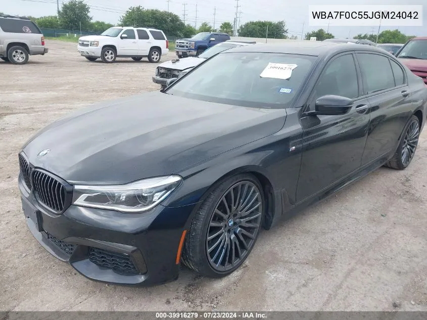 WBA7F0C55JGM24042 2018 BMW 750I