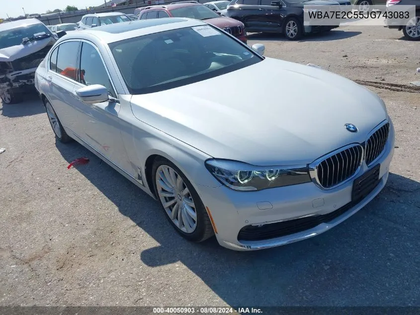 WBA7E2C55JG743083 2018 BMW 740I