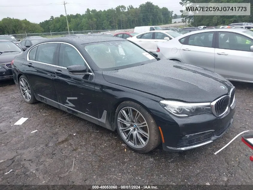 WBA7E2C59JG741773 2018 BMW 740I