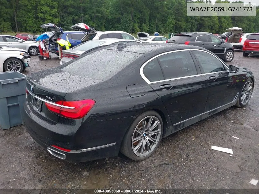 WBA7E2C59JG741773 2018 BMW 740I