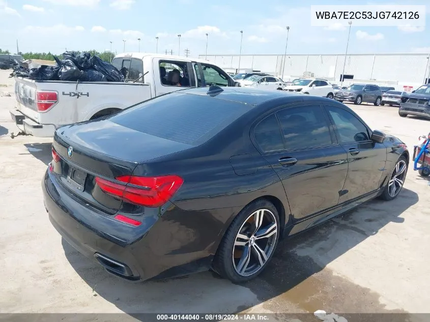 WBA7E2C53JG742126 2018 BMW 740I