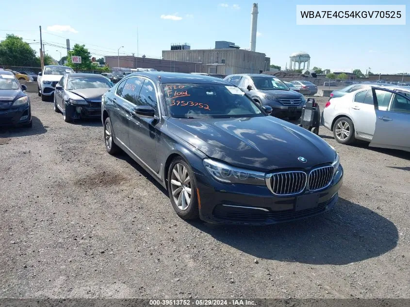 WBA7E4C54KGV70525 2019 BMW 740I xDrive