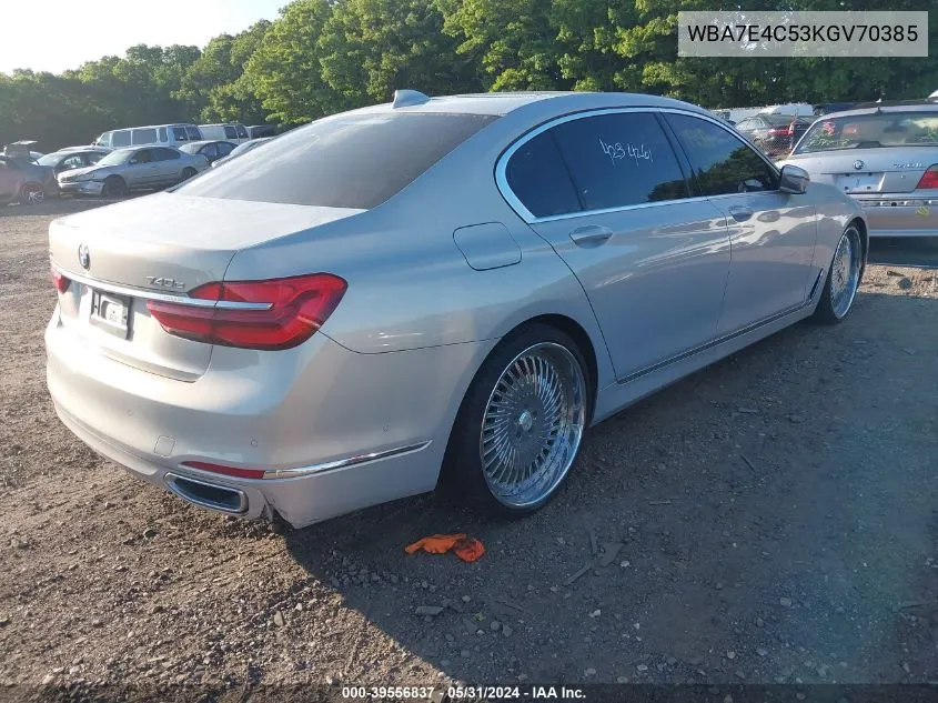 WBA7E4C53KGV70385 2019 BMW 740I xDrive