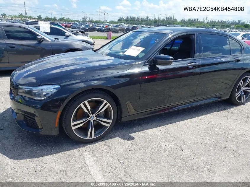 WBA7E2C54KB454808 2019 BMW 740I