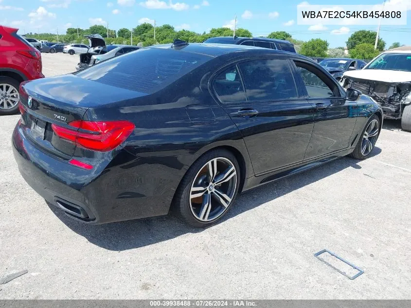 WBA7E2C54KB454808 2019 BMW 740I