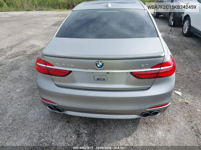 WBA7F2C15KB242459 2019 BMW Alpina B7