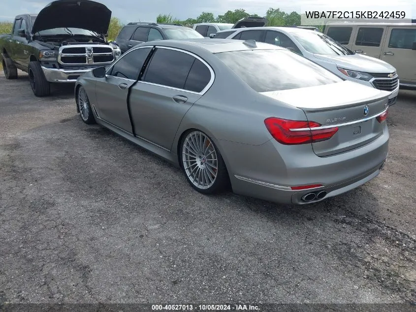 WBA7F2C15KB242459 2019 BMW Alpina B7