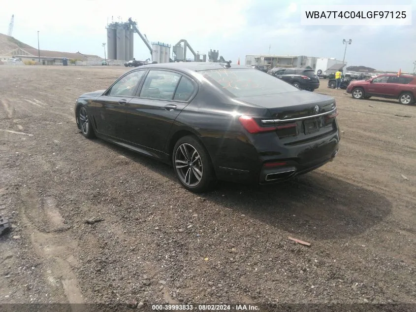 WBA7T4C04LGF97125 2020 BMW 740I xDrive