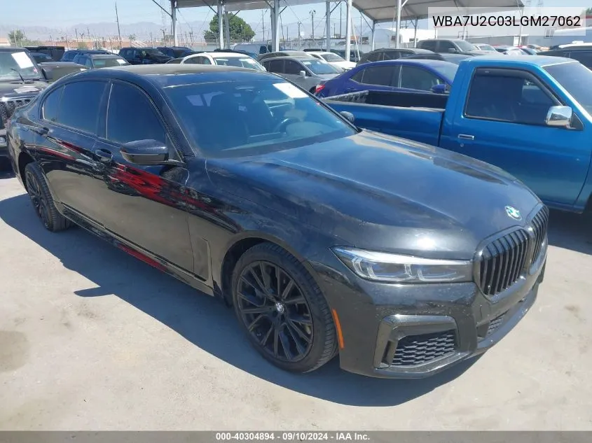 WBA7U2C03LGM27062 2020 BMW 750I Xi