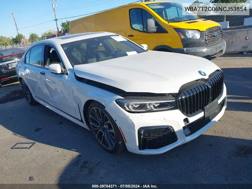 WBA7T2C06NCJ53854 2022 BMW 740 I