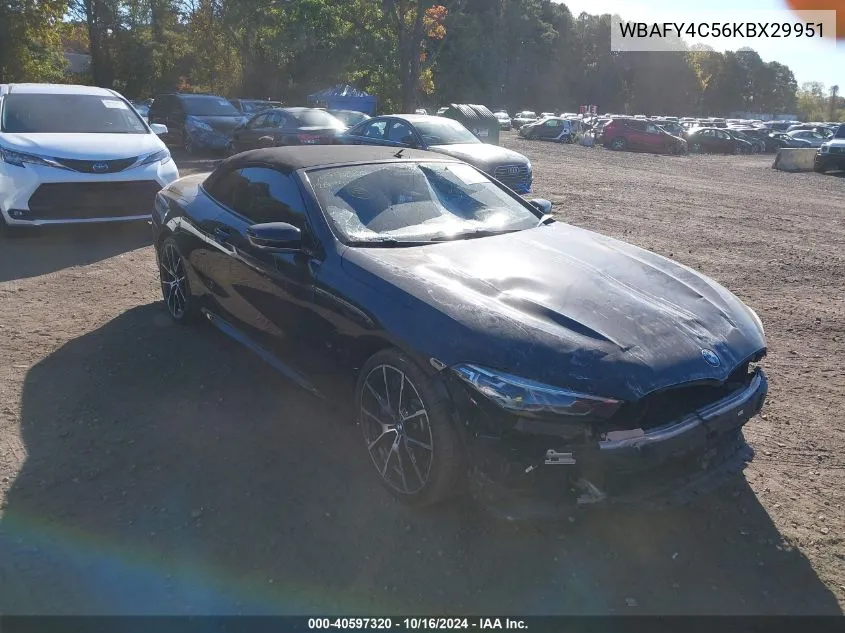 WBAFY4C56KBX29951 2019 BMW M850I xDrive