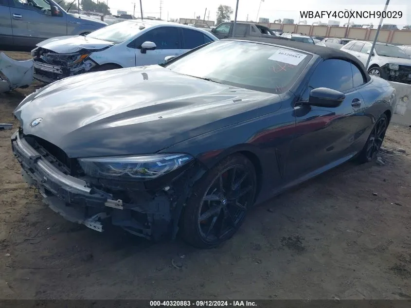 WBAFY4C0XNCH90029 2022 BMW M850I