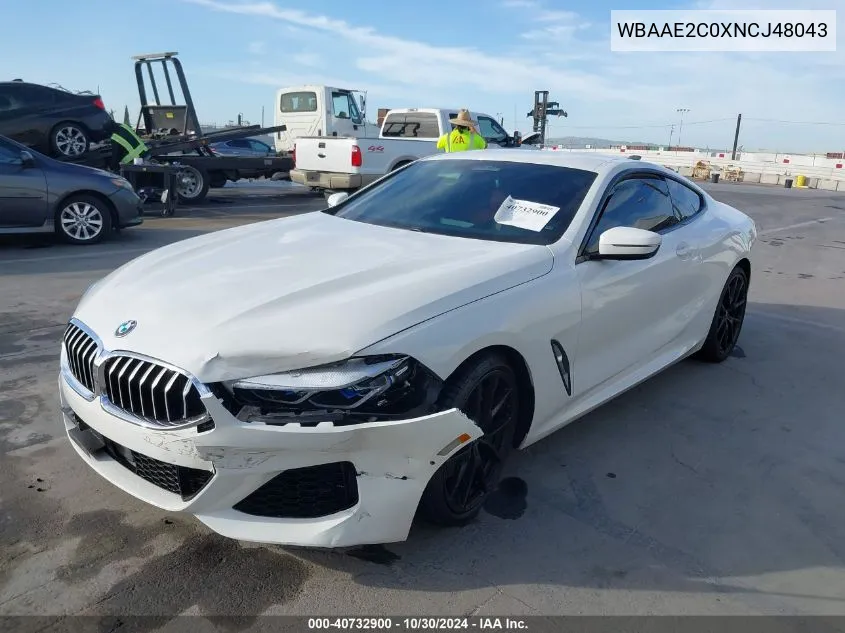 WBAAE2C0XNCJ48043 2022 BMW 840 I