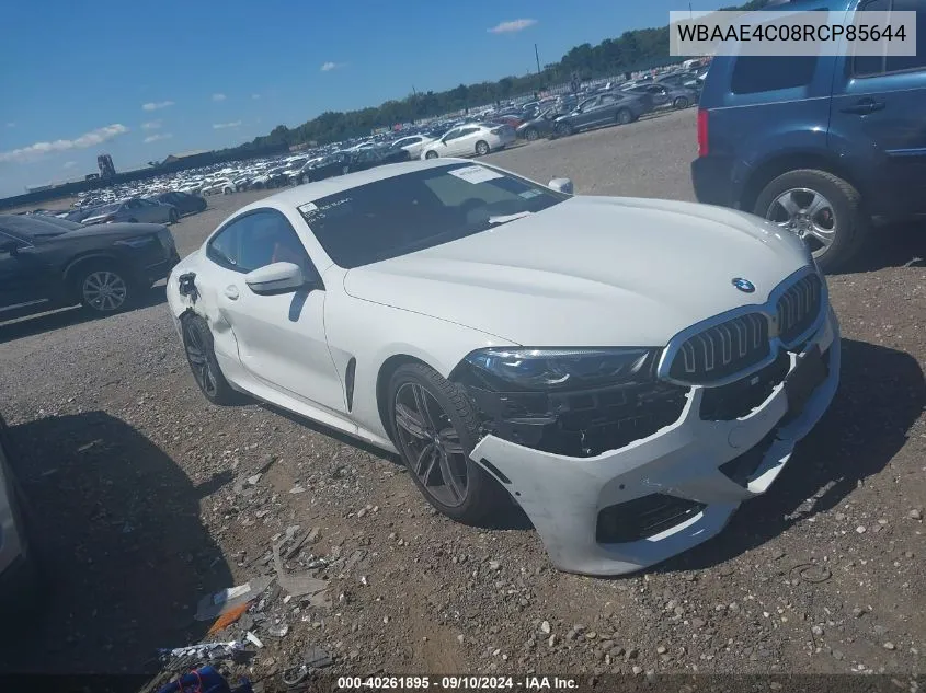 WBAAE4C08RCP85644 2024 BMW 840 I xDrive