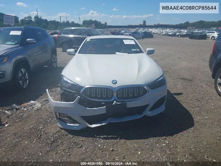 2024 BMW 840 I xDrive VIN: WBAAE4C08RCP85644 Lot: 40261895