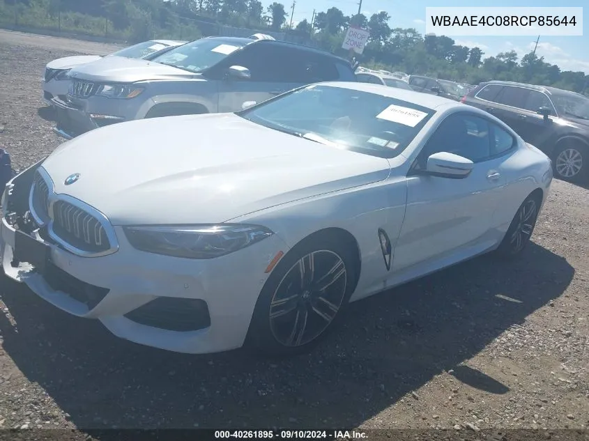 2024 BMW 840 I xDrive VIN: WBAAE4C08RCP85644 Lot: 40261895