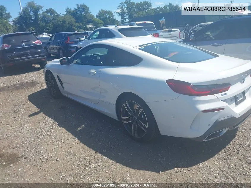 2024 BMW 840 I xDrive VIN: WBAAE4C08RCP85644 Lot: 40261895