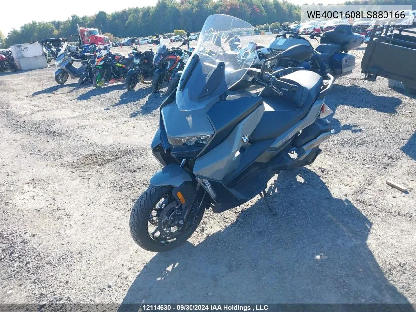 2020 BMW C 400 Gt VIN: WB40C1608LS880166 Lot: 12114630