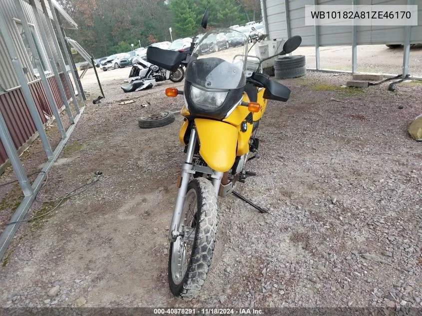 2001 BMW F650 Gs VIN: WB10182A81ZE46170 Lot: 40878291