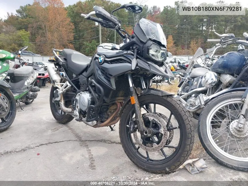 WB10B180XN6F79281 2022 BMW F 750 Gs