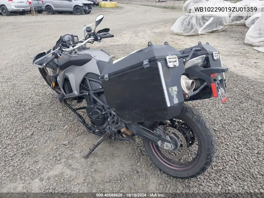 2009 BMW F800 Gs VIN: WB10229019ZU01359 Lot: 40588620