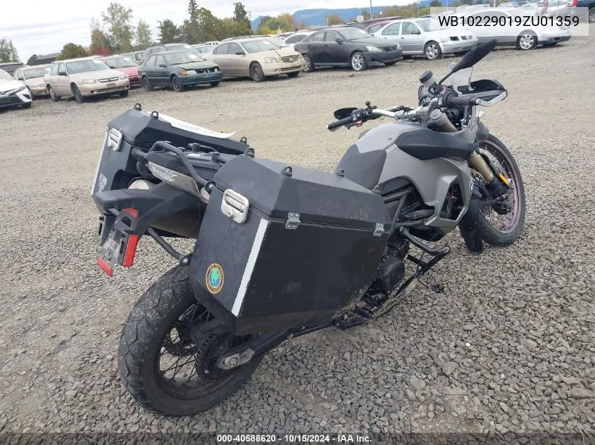 2009 BMW F800 Gs VIN: WB10229019ZU01359 Lot: 40588620