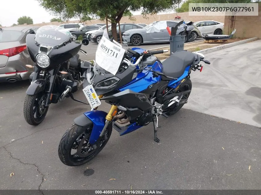 2023 BMW F 900 Xr VIN: WB10K2307P6G77961 Lot: 40591711