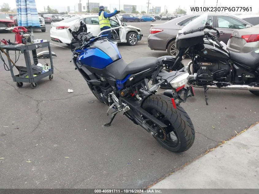 2023 BMW F 900 Xr VIN: WB10K2307P6G77961 Lot: 40591711