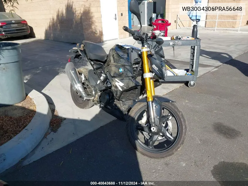 2023 BMW G310 R VIN: WB30G4306PRA56648 Lot: 40843688