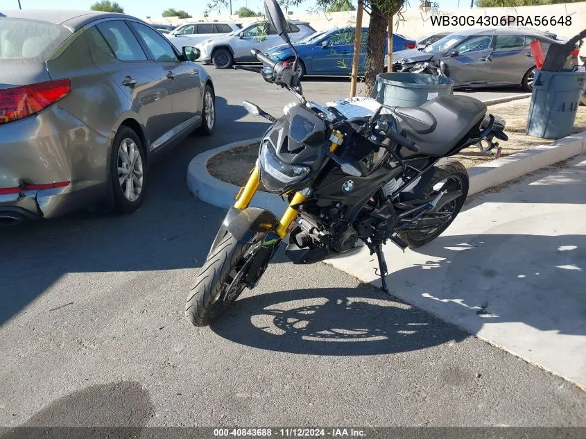 2023 BMW G310 R VIN: WB30G4306PRA56648 Lot: 40843688