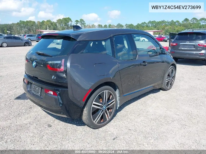 2014 BMW I3 Base W/Range Extender VIN: WBY1Z4C54EV273699 Lot: 40318880