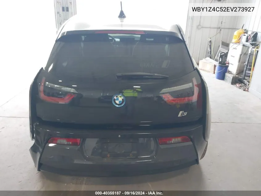 2014 BMW I3 Base W/Range Extender VIN: WBY1Z4C52EV273927 Lot: 40355187