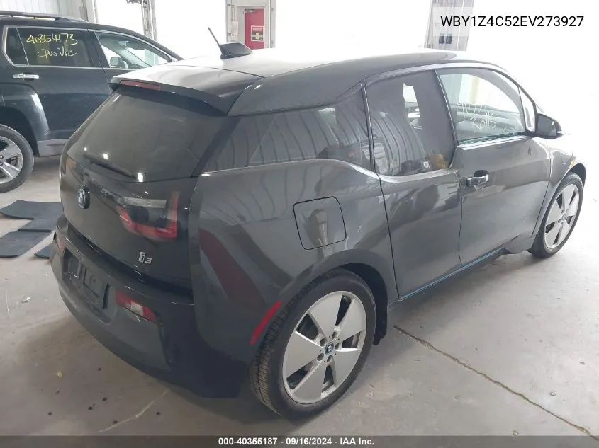 2014 BMW I3 Base W/Range Extender VIN: WBY1Z4C52EV273927 Lot: 40355187