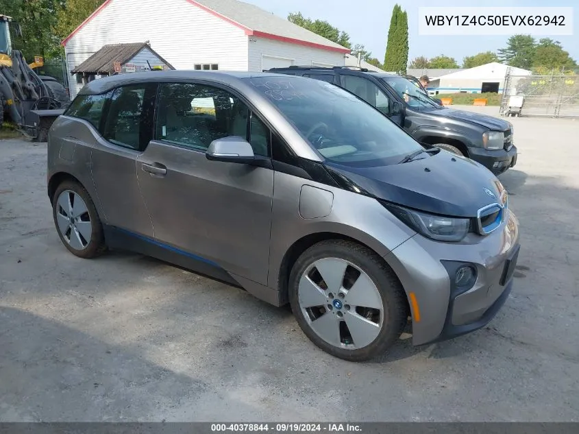 2014 BMW I3 Base W/Range Extender VIN: WBY1Z4C50EVX62942 Lot: 40378844