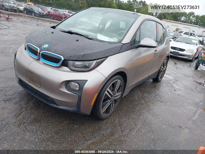 2014 BMW I3 Base W/Range Extender VIN: WBY1Z4C53EV273631 Lot: 40393068