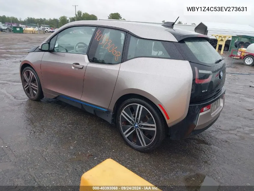 2014 BMW I3 Base W/Range Extender VIN: WBY1Z4C53EV273631 Lot: 40393068