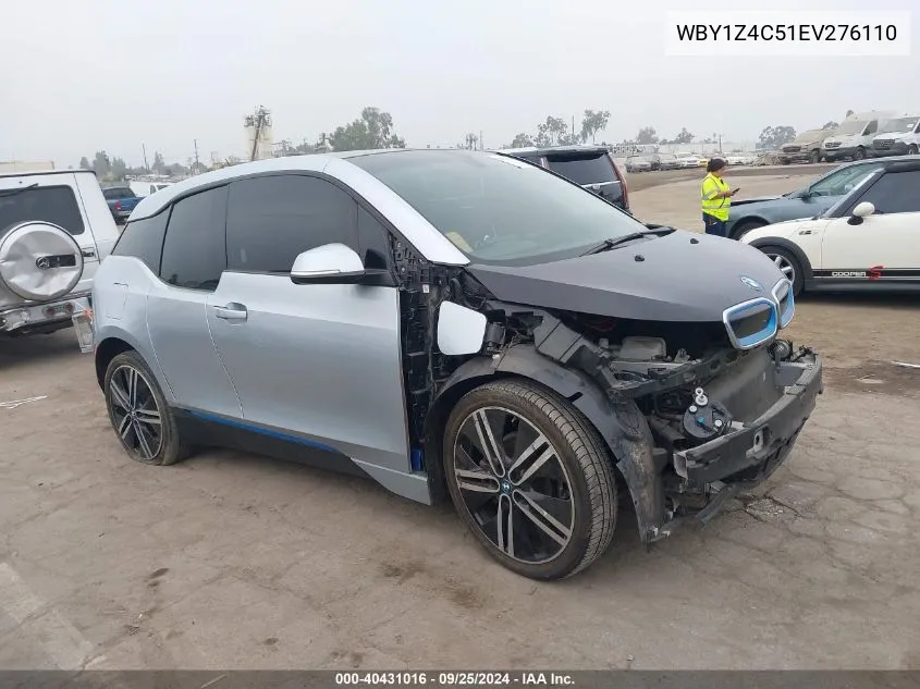 2014 BMW I3 Base W/Range Extender VIN: WBY1Z4C51EV276110 Lot: 40431016