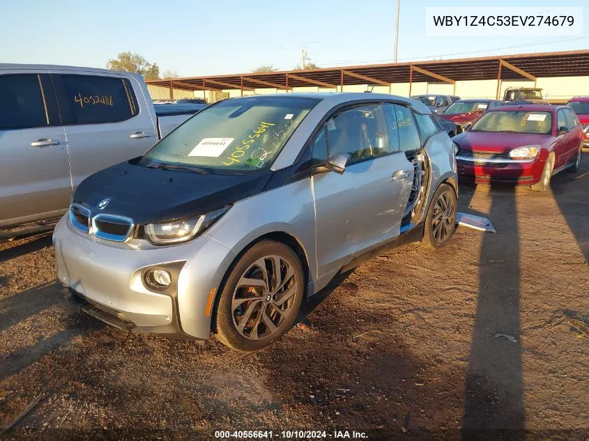 2014 BMW I3 Base W/Range Extender VIN: WBY1Z4C53EV274679 Lot: 40556641