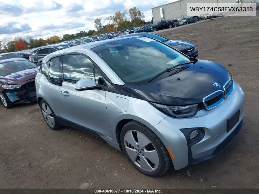 2014 BMW I3 Base W/Range Extender VIN: WBY1Z4C58EVX63353 Lot: 40610677