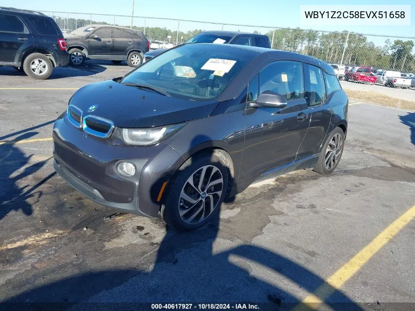 WBY1Z2C58EVX51658 2014 BMW I3 Bev