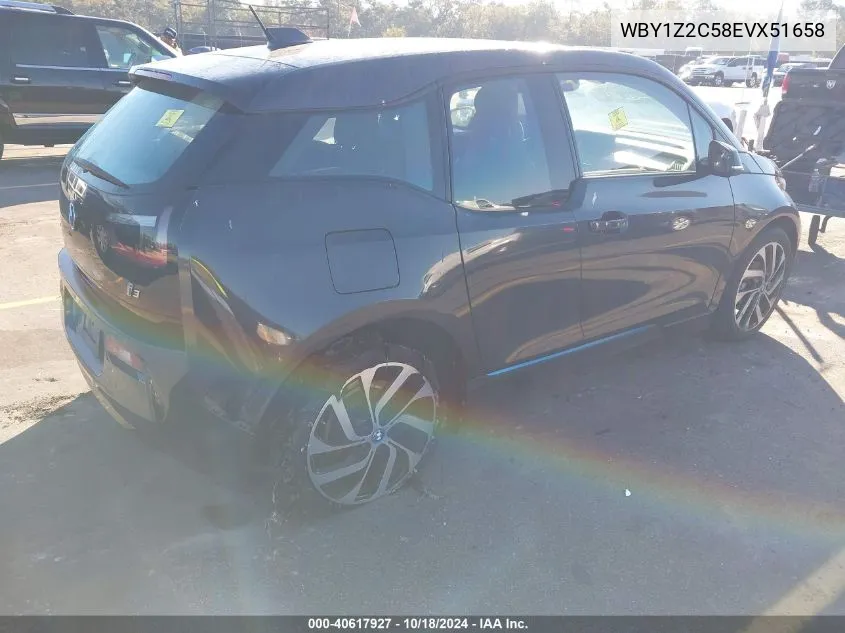 WBY1Z2C58EVX51658 2014 BMW I3 Bev