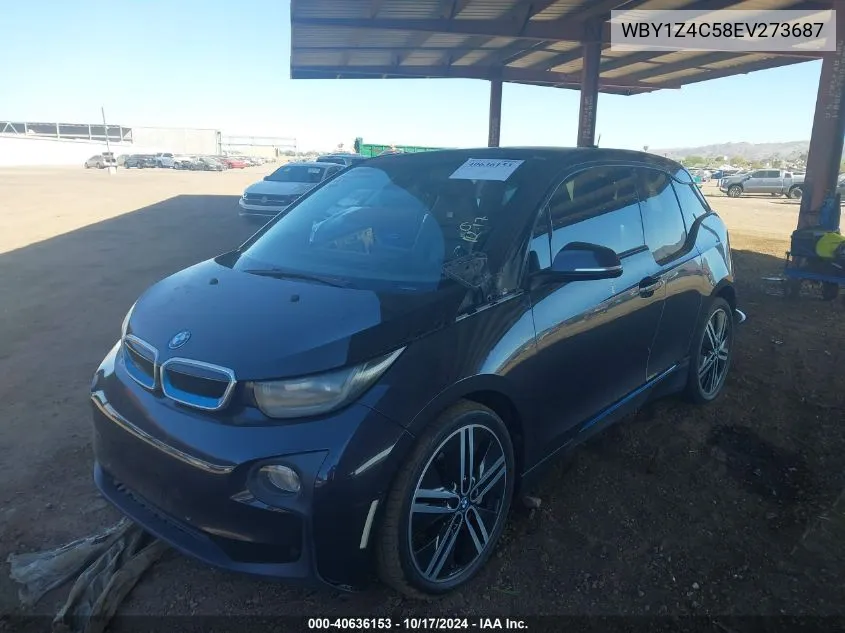 2014 BMW I3 Base W/Range Extender VIN: WBY1Z4C58EV273687 Lot: 40636153