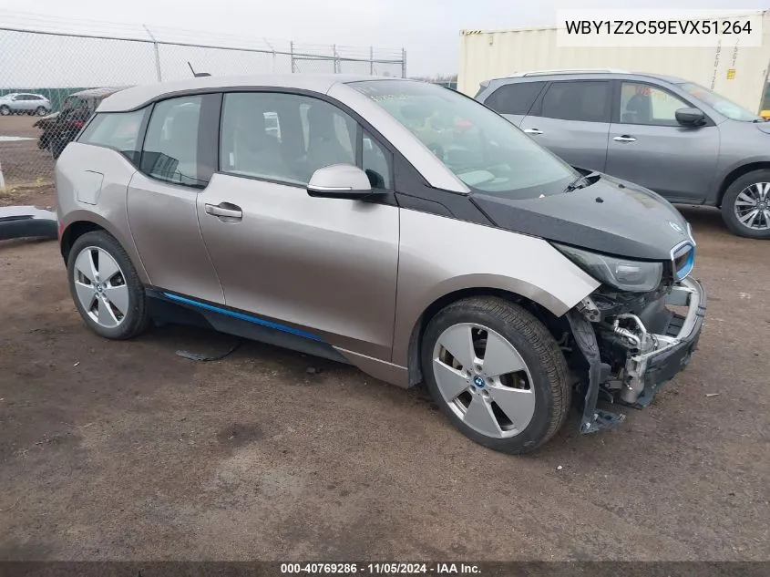 2014 BMW I3 VIN: WBY1Z2C59EVX51264 Lot: 40769286