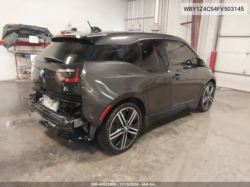 2015 BMW I3 Base W/Range Extender VIN: WBY1Z4C54FV503145 Lot: 40823909