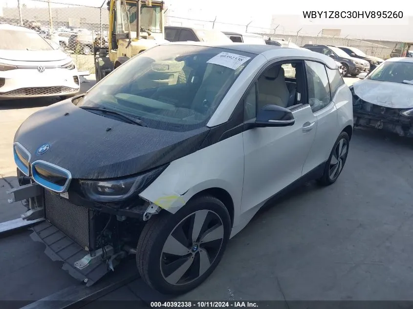 2017 BMW I3 94 Ah W/Range Extender VIN: WBY1Z8C30HV895260 Lot: 40392338