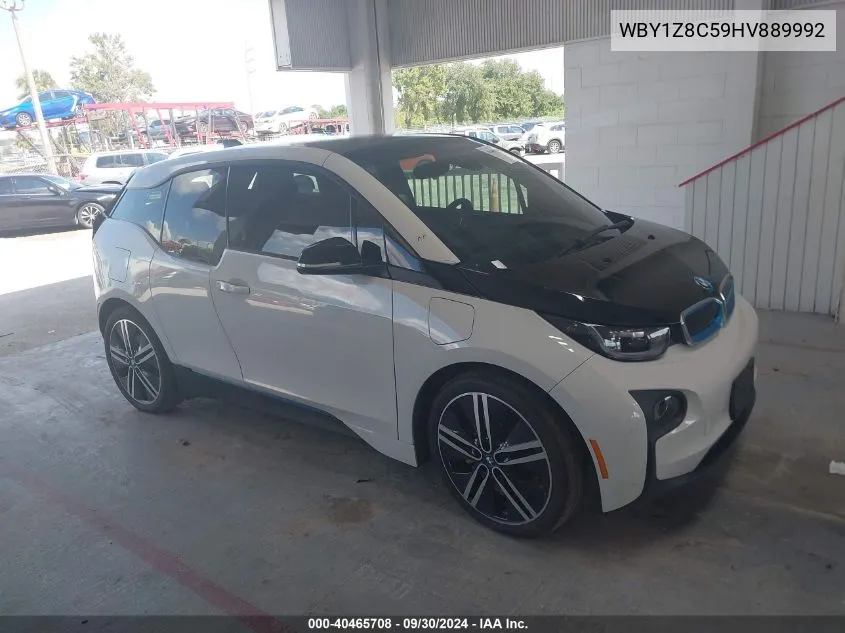 2017 BMW I3 Rex VIN: WBY1Z8C59HV889992 Lot: 40465708