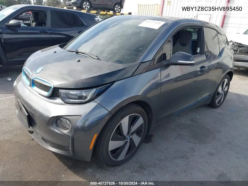 2017 BMW I3 94 Ah W/Range Extender VIN: WBY1Z8C35HV895450 Lot: 40727526